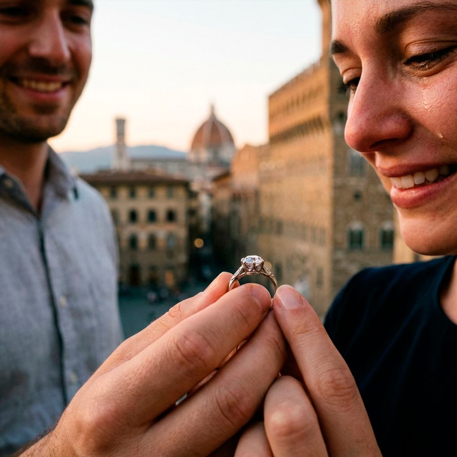 Woman wearing a signature ring